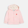 Baby girl's pink fleece hoodie