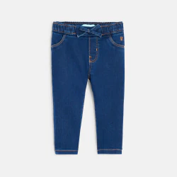 Baby girl's denim blue treggings