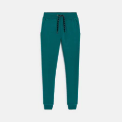 Boy's teal blue fleece joggers