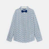 Boy's printed shirt + bow tie