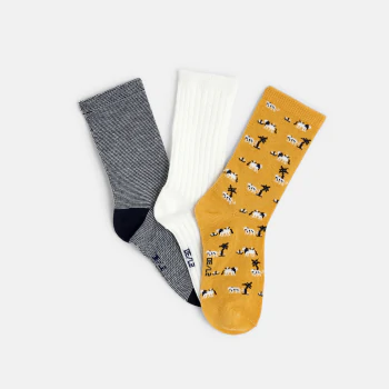 Boy's patterned socks (set of 3)