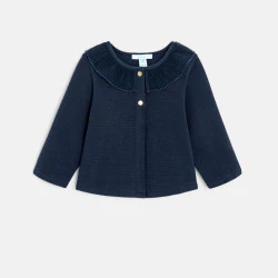 Baby girl's blue fleece...