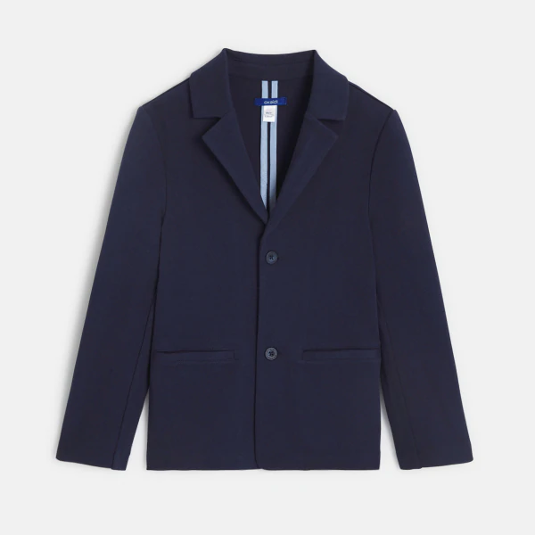 Boy's navy blue suit jacket