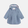 Baby girl's chambray 3-in-1 parka