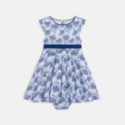 Baby girl's elegant blue...