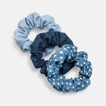 Girl's hair scrunchie (set of 3)