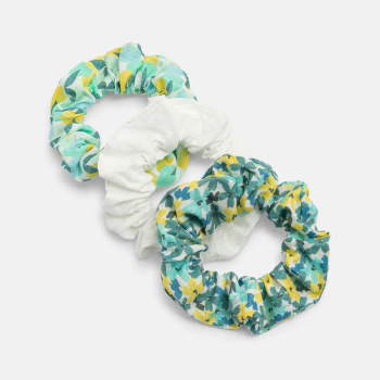 Girl's hair scrunchie (set of 3)