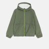 Boys' khaki hooded windbreaker