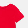 Boy's basic red short-sleeve T-shirt