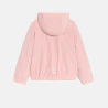 Girl's pink hooded windbreaker