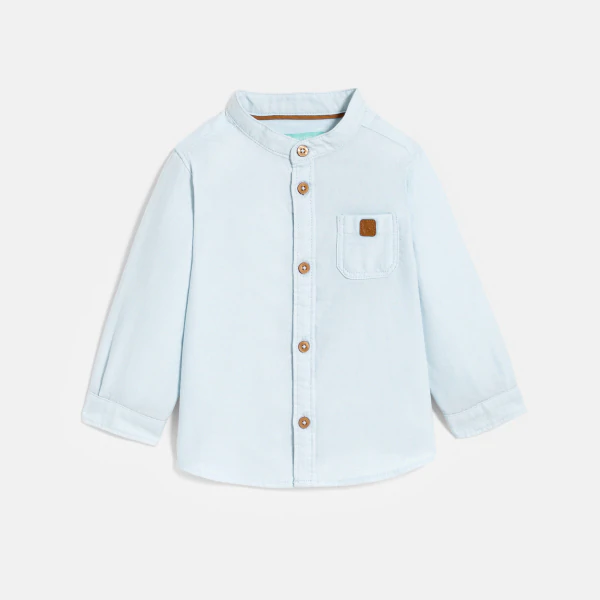 Baby boy's light blue Oxford shirt