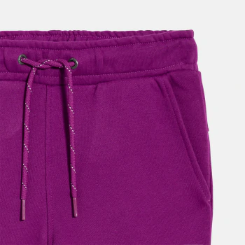 Girl's plain purple cargo joggers