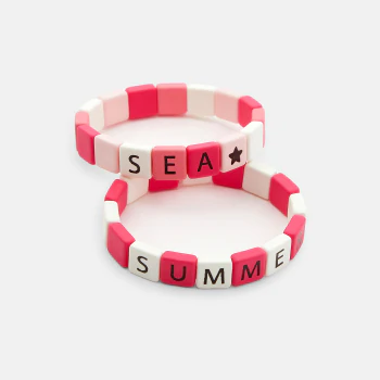 Message bracelet (set of 2)