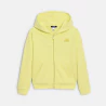 Girl's plain yellow hoodie