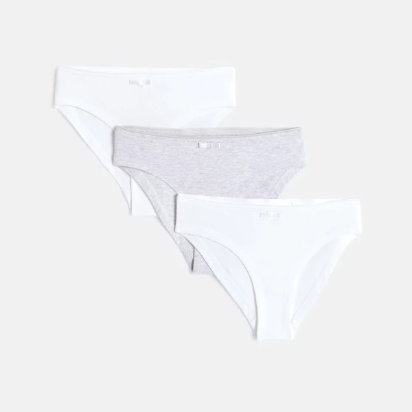 Girl's plain panties (set of 3)