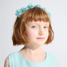 Girls green sleeveless special occasion dress