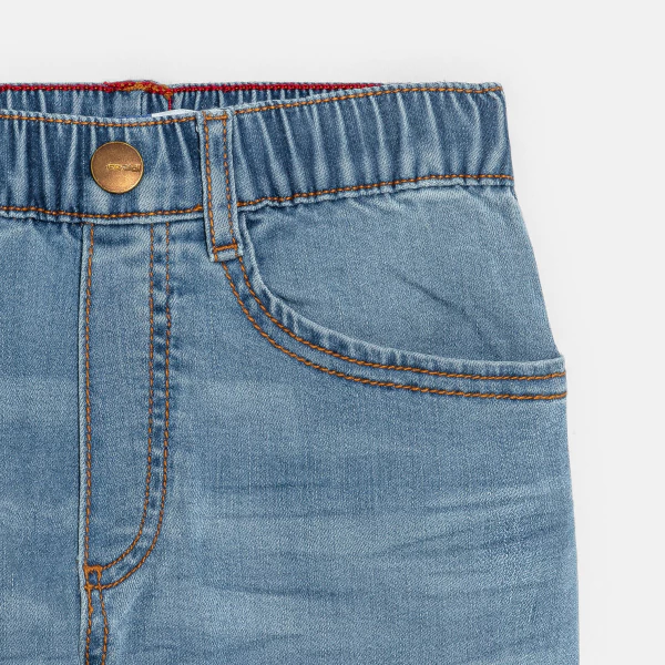 Boy's blue balloon jeans