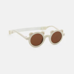 Baby boy's beige bear sunglasses