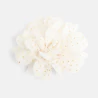 Girl's white broach/clip