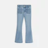 Girl's blue flared jeans