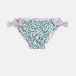 Baby girl's floral printed swim pants