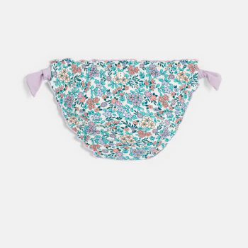 Baby girl's floral printed swim pants