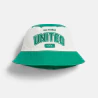 Boy's green canvas bucket hat