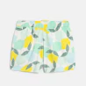 Girl's lemon-print loose-fitting shorts