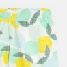 Girl's lemon-print loose-fitting shorts