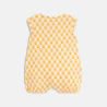 Baby girl's yellow heart playsuit