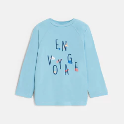 Baby boy's blue long-sleeve...