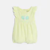 Baby girl's butterfly playsuit and yellow bodysuit