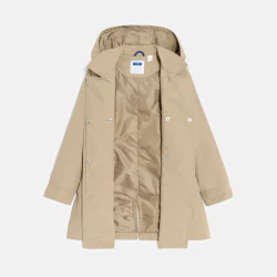 Girl's beige waterproof...