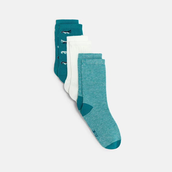 Boy's patterned socks (set of 3)