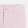 Girl's pink canvas shorts