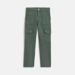 Boy's khaki green cargo...