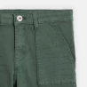 Girl's khaki green cargo trousers