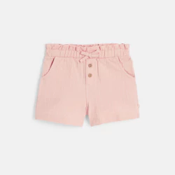 Baby girl's pink shorts in...