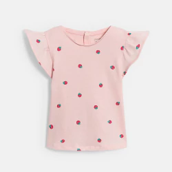 Baby girl's pink polka dot...