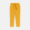 Girl's plain yellow chinos