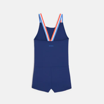 Girl's blue swimming costume