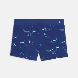 Boys' blue dinosaur motif...