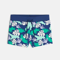 Boys' blue dinosaur motif...