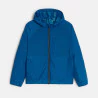 Boy's blue waterproof windcheater jacket.