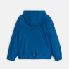 Boy's blue waterproof windcheater jacket.