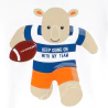 Baby boy's white rhinoceros rugby T-shirt