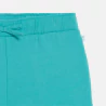 Baby girls lightweight blue brushed cotton shorts