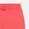 Baby girls lightweight dark pink brushed cotton shorts