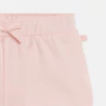 Baby girls lightweight light pink brushed cotton shorts