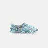 Baby girl's blue floral swimming shoes